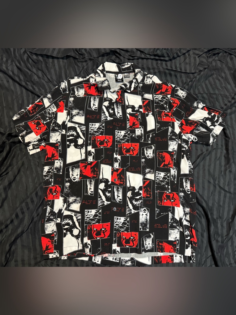 “IT” Horror Movie All Over Print Button Up